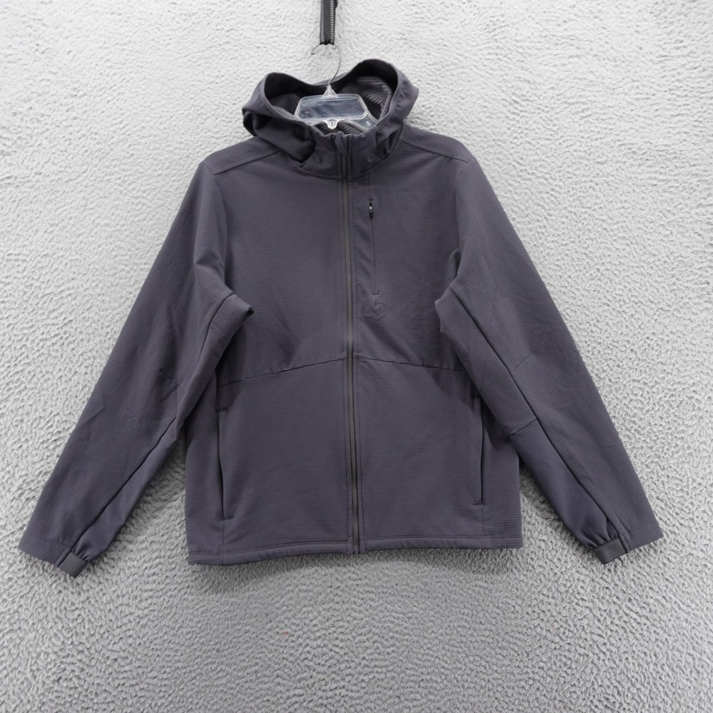 VRST Mens Small Cold Weather Performance Jacket Charcoal Gray Hooded NWT